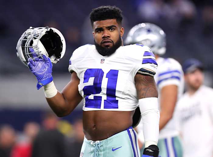 In his statement after the suspension was handed down, Ezekiel Elliott said he ‘strongly disagreed’ with the decision and admitted he was ‘far from perfect.’